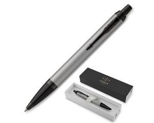 Ручка шариковая Parker IM Achromatic Matt Grey синяя (артикул производителя 2127752)